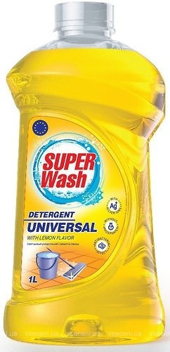 Засіб для миття універсальний Лимон SUPER WASH 1000 мл